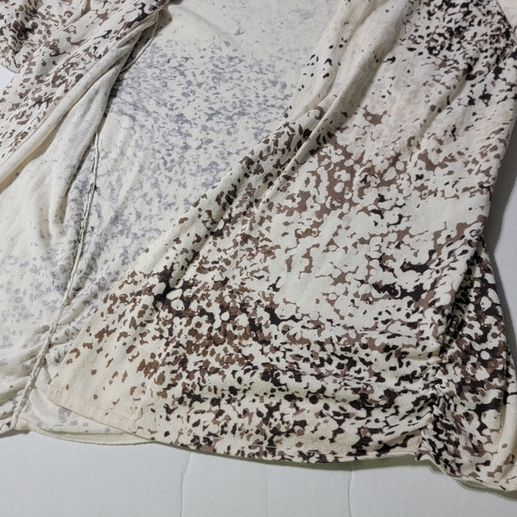 💚 Relativity Womens Open Front Cardigan 3/4 Sleeves Size XL Fall Colors - Picture 3 of 8